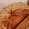 El cooksnap de Mariina Carrera cuando hizo Rosca de pan relleno con Thermomix.