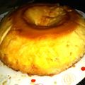 El cooksnap de Andrea Valle de Álvarez cuando hizo flan de coco.