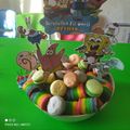 Cooksnap dari Intan Zahra Al Arsyad (Bunda'Reycha) untuk resep 24.Rainbow miniroll aka Bolu Gulung mini Pelangi