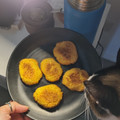 El cooksnap de Karen JM cuando hizo Galletas de Queso y Coco.