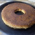 El cooksnap de Alejandro cuando hizo Budín de pan con flan. Hecho por mi hija.