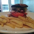 El cooksnap de Andrea Diaz cuando hizo Hamburguesas de pollo con portobello.