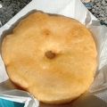 El cooksnap de Natalia Andrea cuando hizo Arepa dulce.