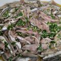 El cooksnap de Maria cuando hizo Boquerones en vinagre.