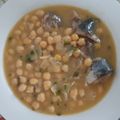 El cooksnap de MaryGlory cuando hizo Garbanzos con caballa.