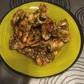 El cooksnap de Ana Sedó Tarín cuando hizo Conejo al ajillo.