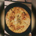 El cooksnap de Genewsky Baquero cuando hizo Tortilla de pimientos y cebolla.
