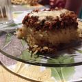 El cooksnap de Noelia cuando hizo Pastel de arroz tostado con carne molida, cebolla y queso.