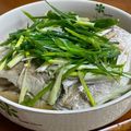 Nancy Chou 的 清蒸鱸魚 cooksnap