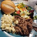 El cooksnap de Gloria Emma cuando hizo Brisket de Picaña a la cerveza.