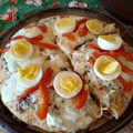 El cooksnap de Juan cuando hizo Fugazzeta rellena v2 - Rellena de jamón, muzzarella y champiñones.
