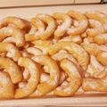 berkineGabi Cooksnap-ja, amikor elkészítette a(z) Marcipános, narancsos hókifli receptet.