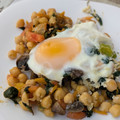 El cooksnap de Rincon de Huellas cuando hizo Garbanzos salteados con verduras y huevo.
