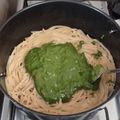 El cooksnap de sariah cuando hizo Salsa bechamel de acelga.