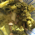 El cooksnap de final cuando hizo Brócoli con ajos fritos.