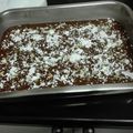 El cooksnap de Verónica da Silva cuando hizo Brownie de chocolate con nueces caseros.