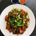 chef Nidhi Bole's cooksnap of when they made Chilli Paneer Dry.