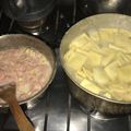 El cooksnap de Majo Machado cuando hizo Salsa Caruso Light.