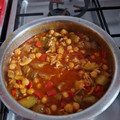 El cooksnap de Dimi Coca Torres cuando hizo Ropa vieja al estilo canario.
