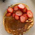 El cooksnap de Yohana Durbano cuando hizo Panqueque de avena banana y coco.