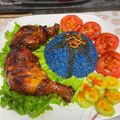 Cooksnap của Johnny Ta khi họ làm theo món Cơm hoa đậu biếc đùi gà rôti nước dừa