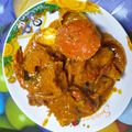 Cooksnap eliza elisa semasa beliau membuat Ketam telur masin.