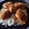 El cooksnap de María Alicia cuando hizo Pollo a la naranja al estilo Thai.