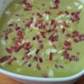 El cooksnap de María Lu cuando hizo Crema de espárragos.