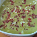 El cooksnap de María Lu cuando hizo Crema de espárragos.