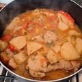 El cooksnap de Sasha Nuñez cuando hizo Bifes a la criolla.