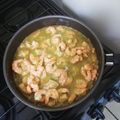 El cooksnap de Michelle Márquez cuando hizo Camarones al cilantro.