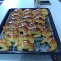 El cooksnap de Vale cuando hizo Medialunas de Manteca.