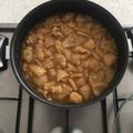 El cooksnap de Mike Aranda cuando hizo Chicharrón en salsa roja.