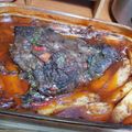 El cooksnap de Carolina Muñoz Fredes cuando hizo Carne mechada al horno.