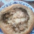Cooksnap από CHRISA KONSTANTINOU (1628) στη συνταγή Ψωμί γεμιστό με χοιρινές μπουκιές