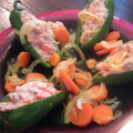 El cooksnap de Diana cuando hizo Chiles en frío jalapeño rellenos de atún.