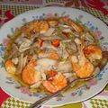 Cooksnap dari fannia untuk resep Udang jamur pedas