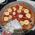 El cooksnap de Paula Galeano cuando hizo Avena horneada de “cheesecake” de frutilla.