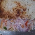 Aahana singh का कुकस्नैप जब उन्होंने मलाई सैंडविच (malai sandwich recipe in Hindi) बनाया था।