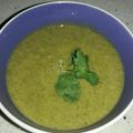 El cooksnap de Alexandra Salazar cuando hizo Crema de acelgas.
