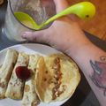 El cooksnap de Francisca Andrea Panchito cuando hizo Panqueques Manjar y nuez.
