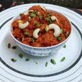 Sanchita Mittal's cooksnap of when they made Carrot Halwa.
