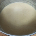 El cooksnap de Mar Mora cuando hizo Crema de apio con paté de salmón.