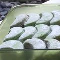 Cooksnap dari khotimah untuk resep Putri salju pandan kacang mede