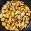 El cooksnap de Aebtra cuando hizo Mejillones congelados en escabeche caseros.