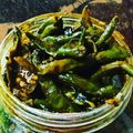 Priya Dwivedi का कुकस्नैप जब उन्होंने हरी मिर्च का अचार (hari mirch ka achar recipe in Hindi) बनाया था।