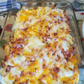 El cooksnap de RONCAL93 cuando hizo Patatas fritas (estilo Foster Hollywood, bacon cheese fries) súper fácil!!.