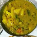 chaitali ghatak का कुकस्नैप जब उन्होंने गाजर मटर की सब्जी (gajar matar ki sabzi recipe in Hindi) बनाया था।