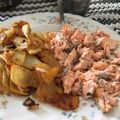 El cooksnap de Treze cuando hizo Salmón al horno con patatas y cebolla.