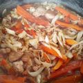 El cooksnap de Gladys cuando hizo Chop Suey de Pollo.
